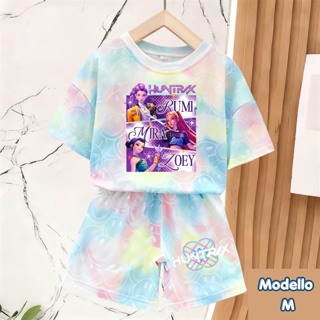 Combinato 2 pezzi K-Pop HUNTRIX