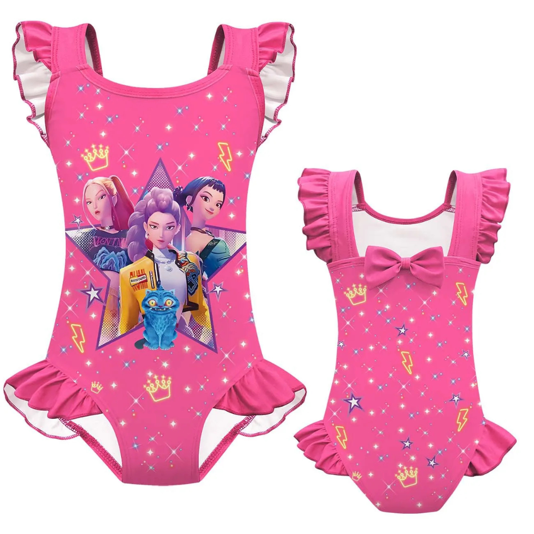 Costume intero e cuffia abbinata HUNTRIX K-POP 1