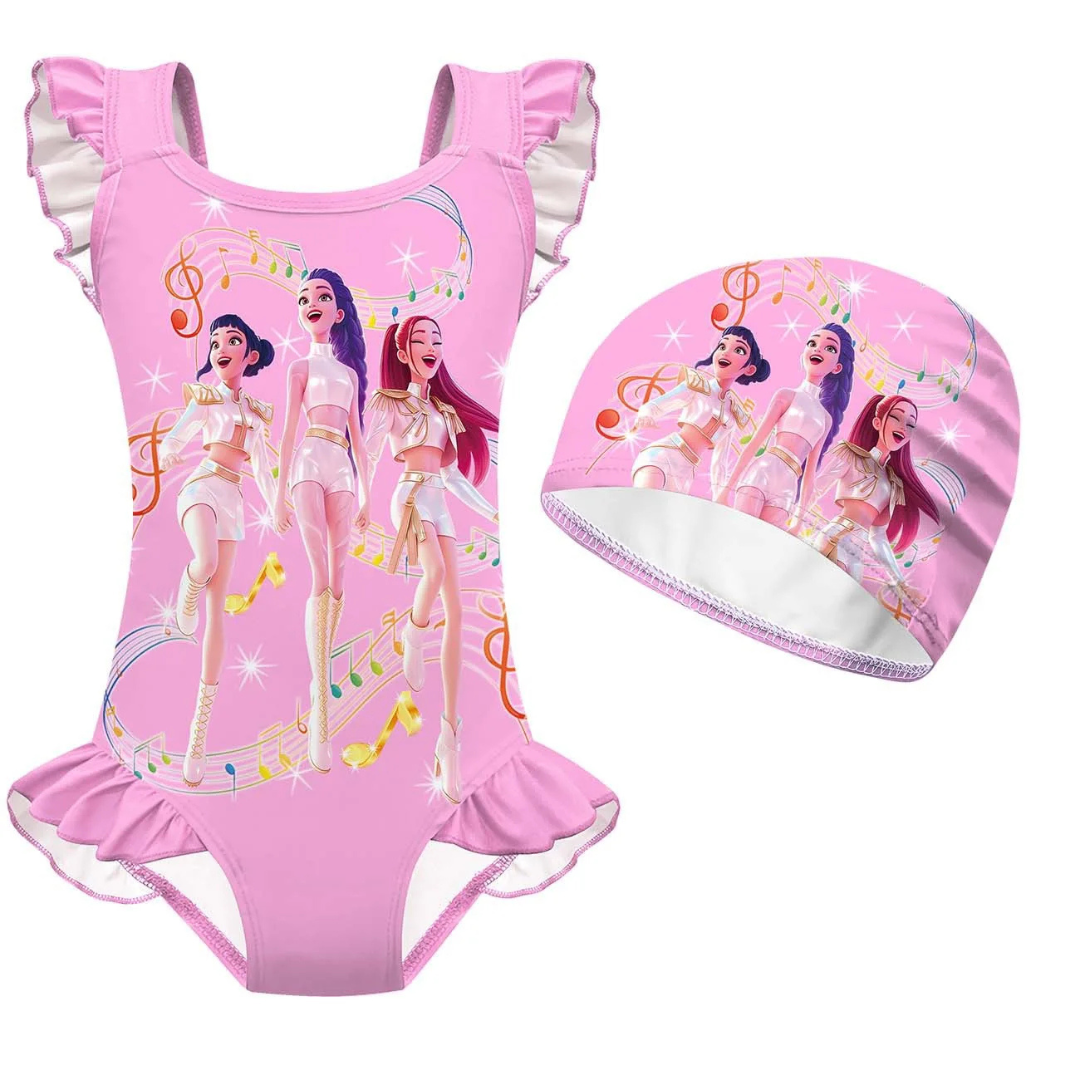 Costume intero e cuffia abbinata HUNTRIX K-POP 2
