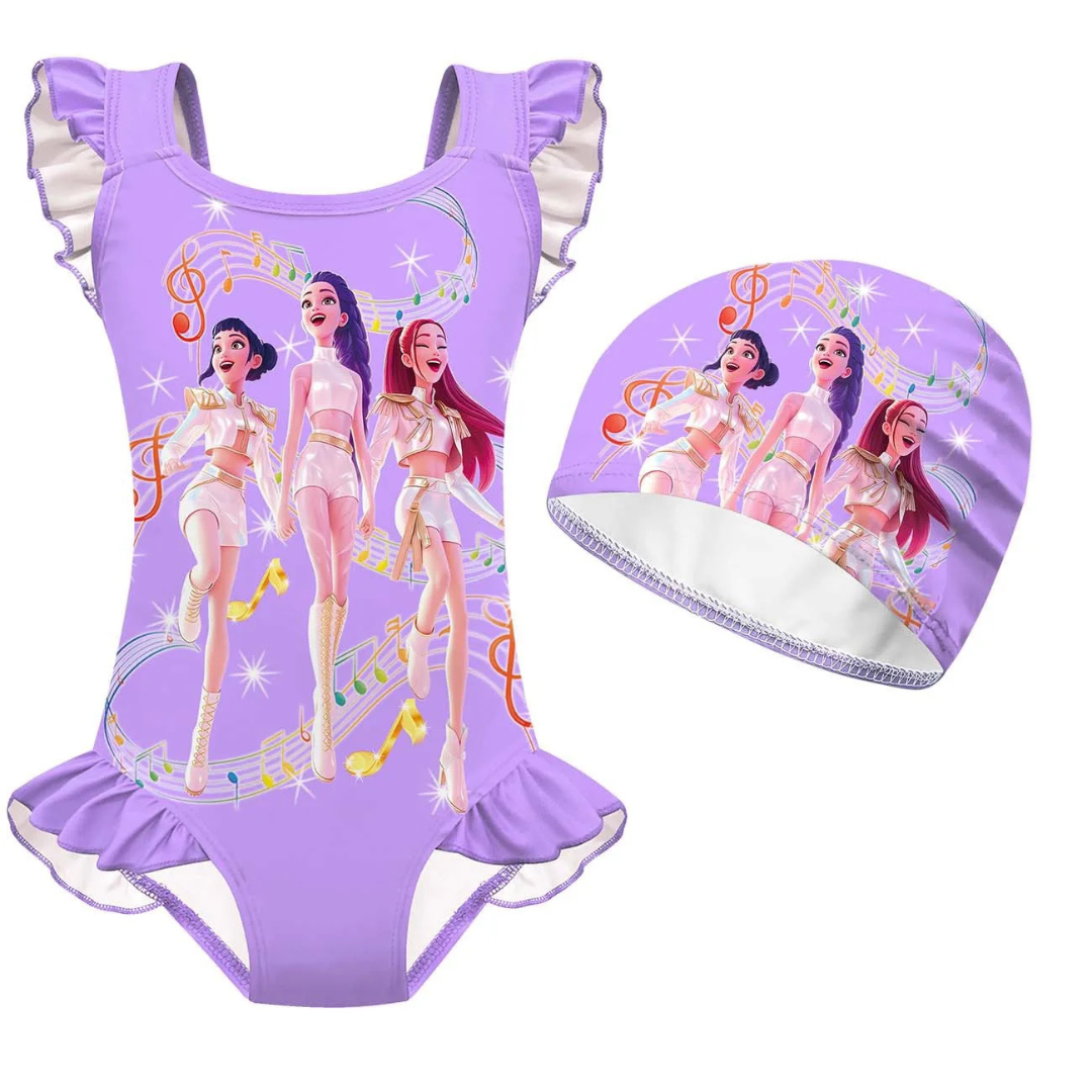 Costume intero e cuffia abbinata HUNTRIX K-POP 2
