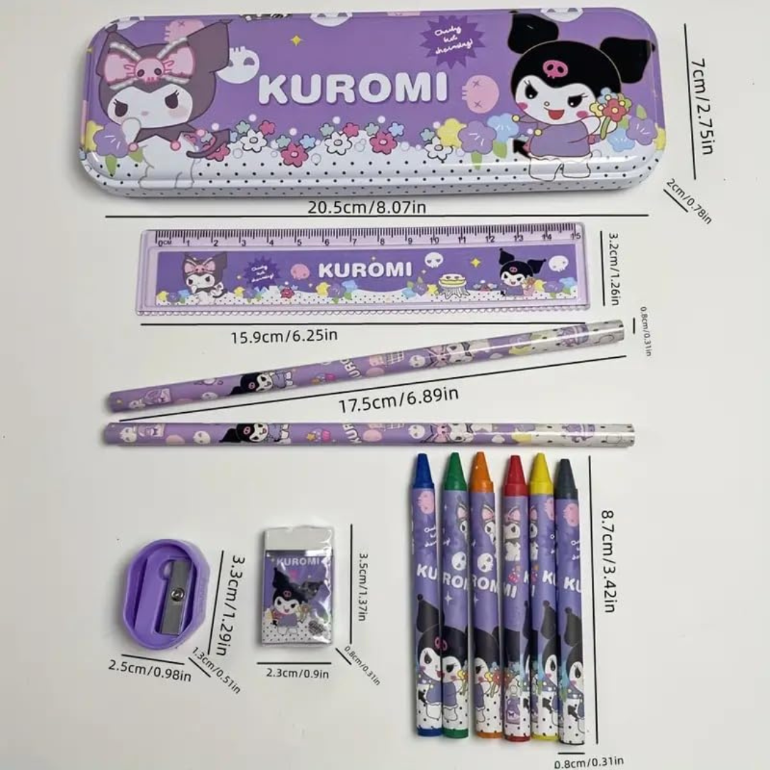 Set Scuola – Kuromi, Cinnamoroll & My Melody Edition
