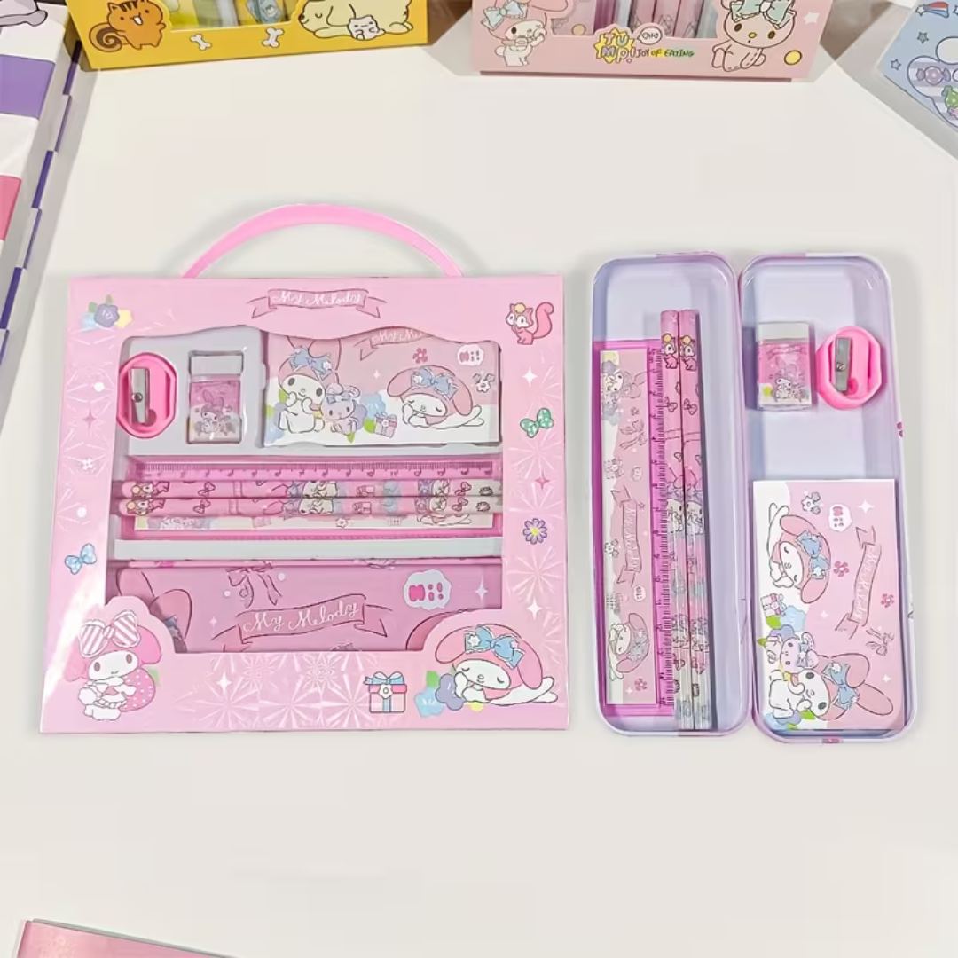 Set Scuola – Kuromi, Cinnamoroll & My Melody Edition