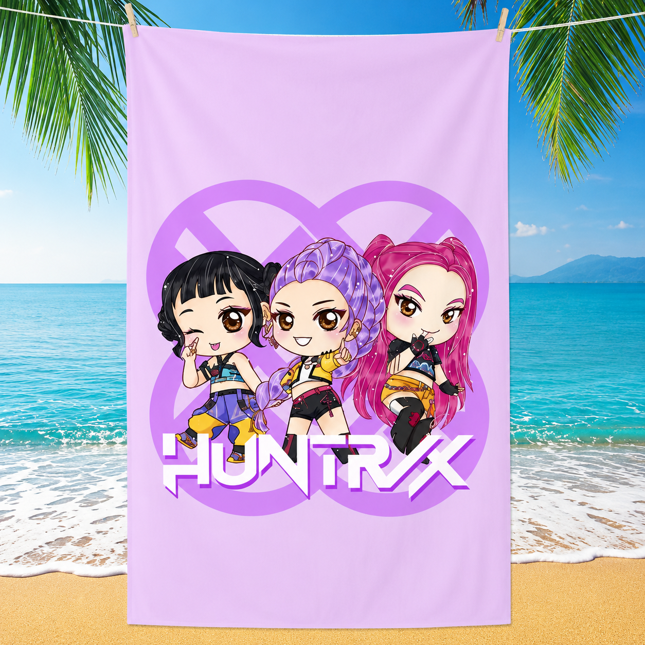 Asciugamano/Telo Mare HUNTRIX K-POP