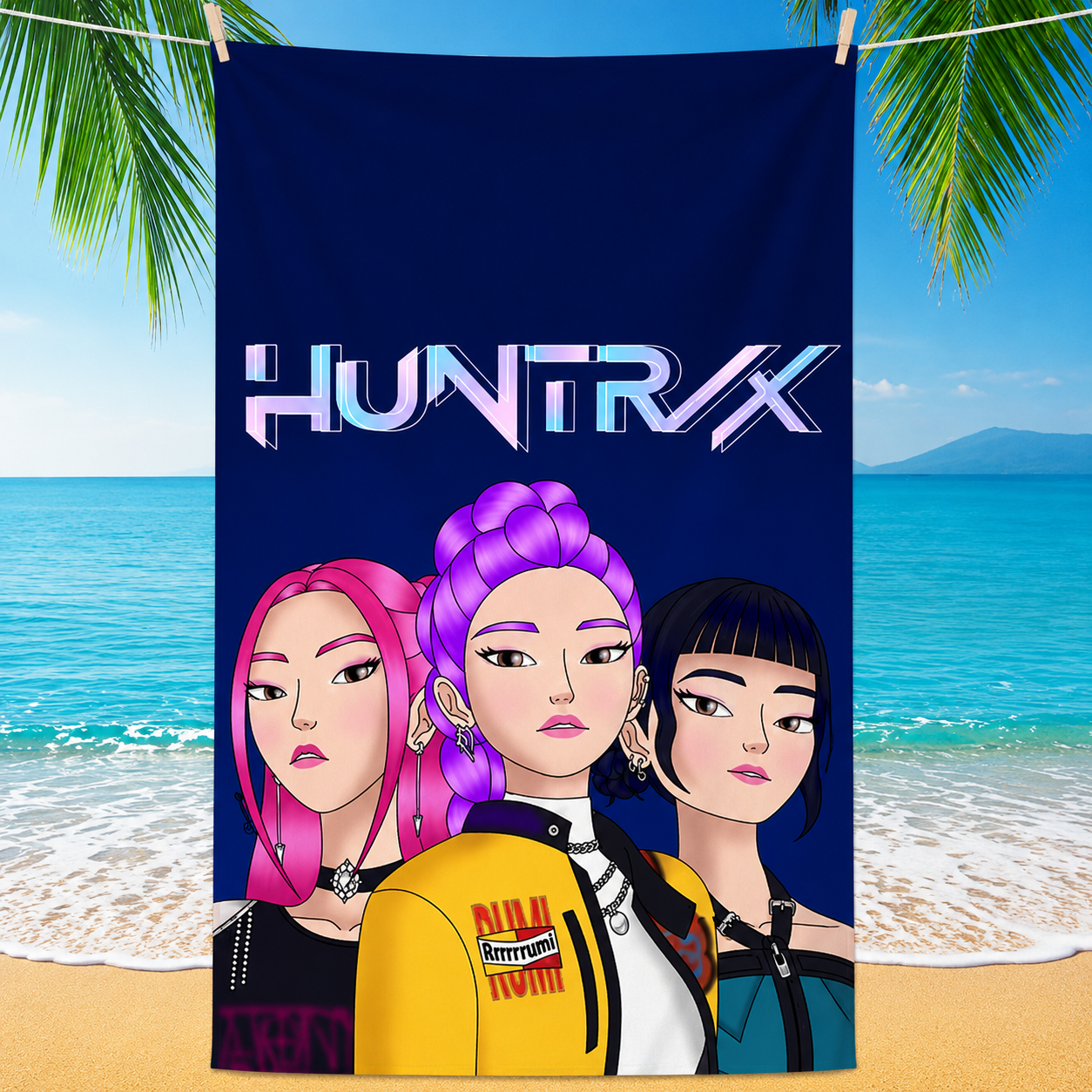 Asciugamano/Telo Mare HUNTRIX K-POP
