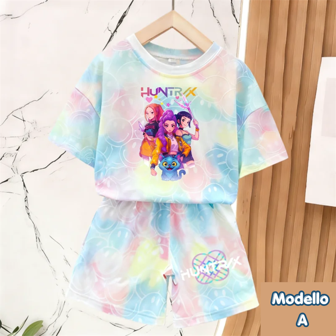 Combinato 2 pezzi K-Pop HUNTRIX