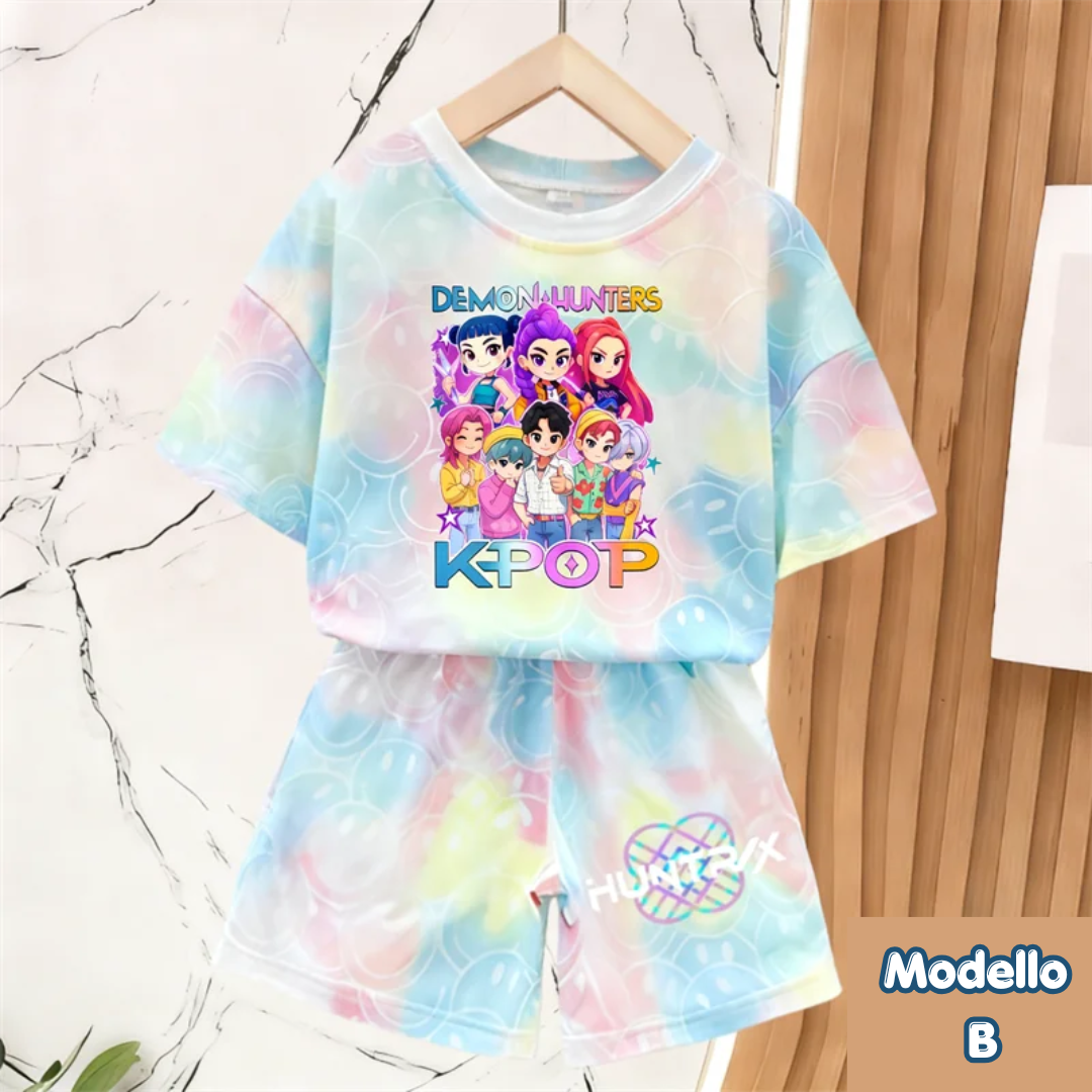 Combinato 2 pezzi K-Pop HUNTRIX