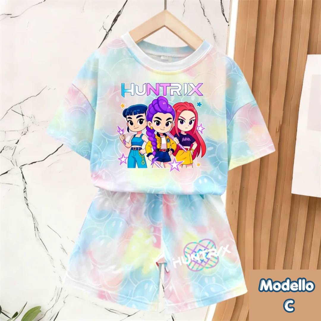 Combinato 2 pezzi K-Pop HUNTRIX