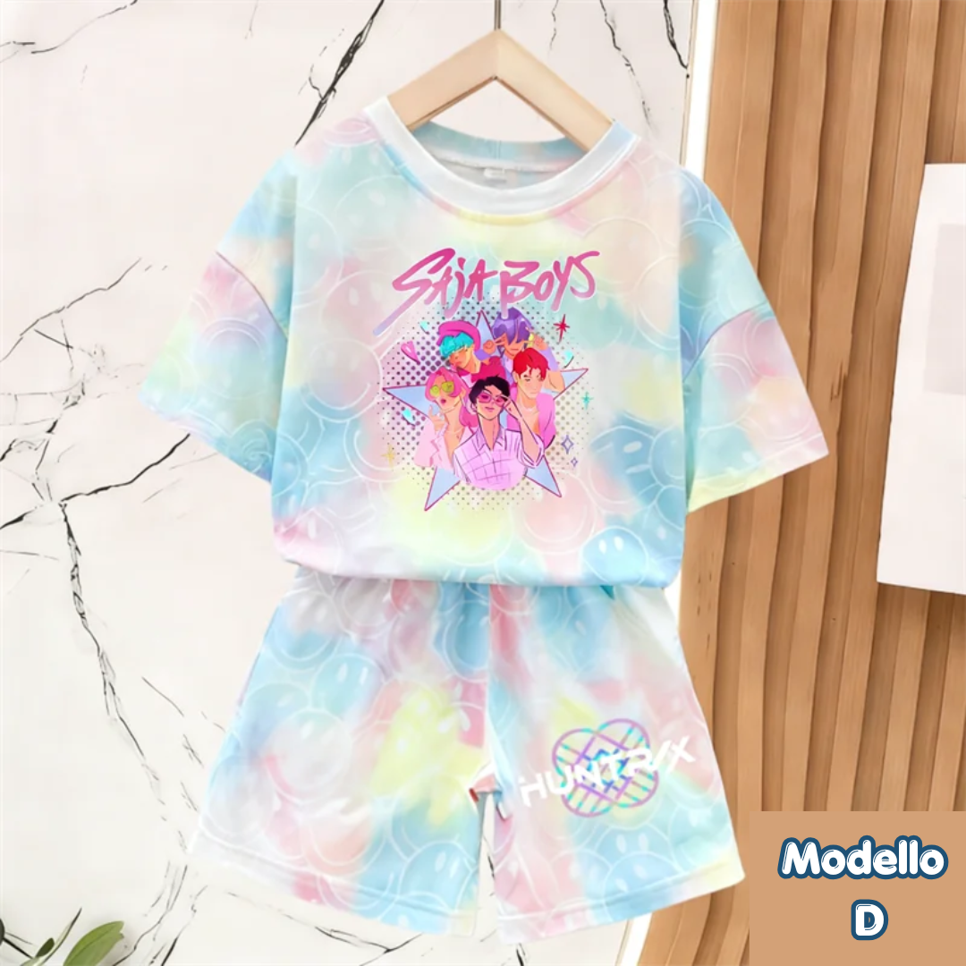 Combinato 2 pezzi K-Pop HUNTRIX