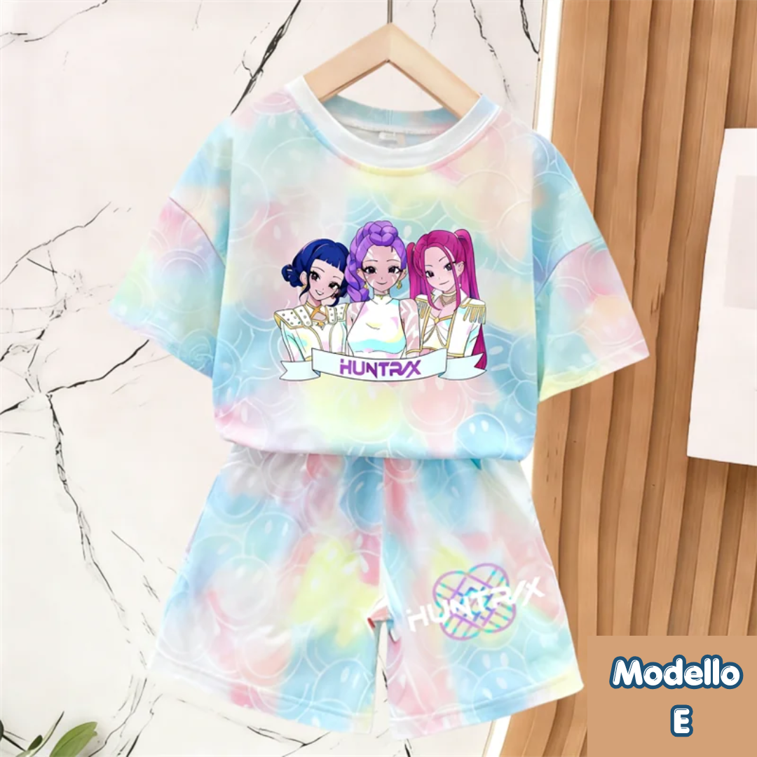 Combinato 2 pezzi K-Pop HUNTRIX