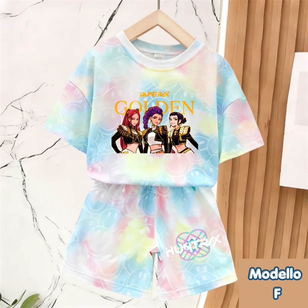Combinato 2 pezzi K-Pop HUNTRIX