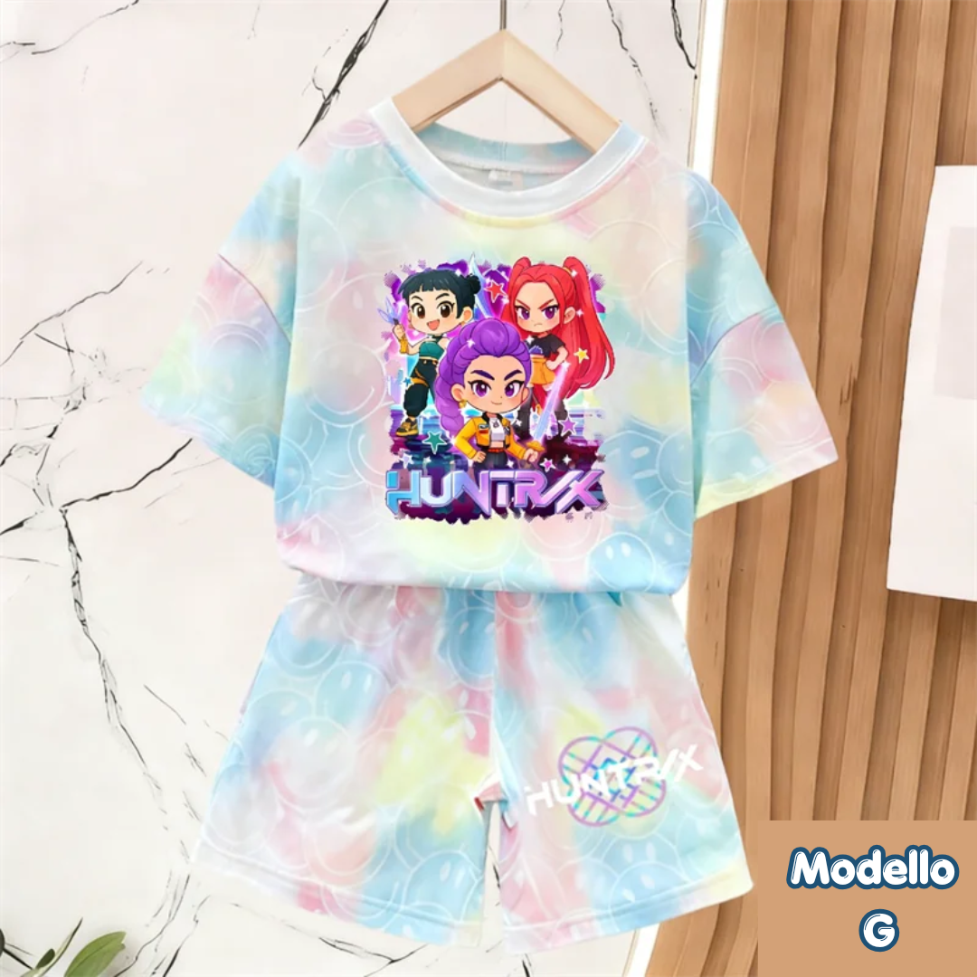 Combinato 2 pezzi K-Pop HUNTRIX