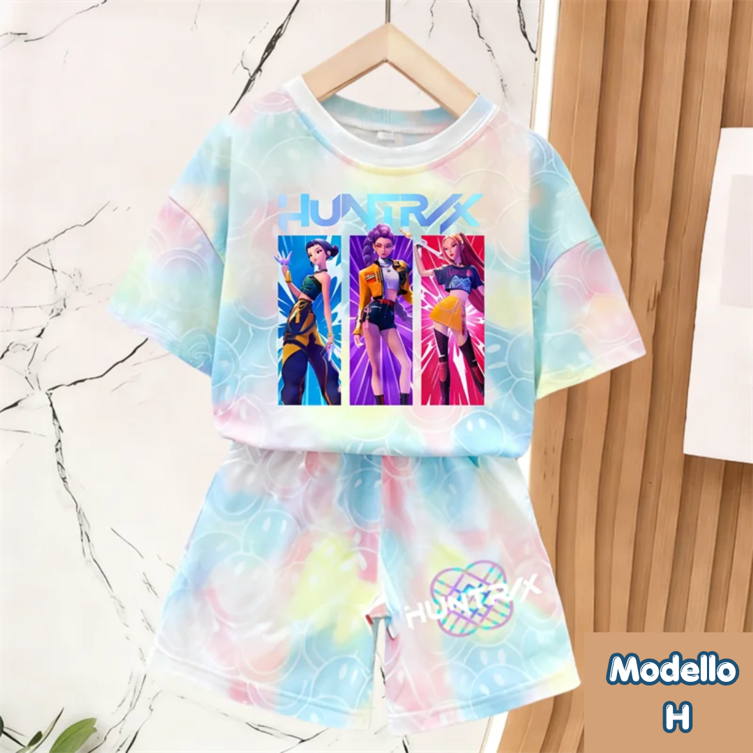 Combinato 2 pezzi K-Pop HUNTRIX