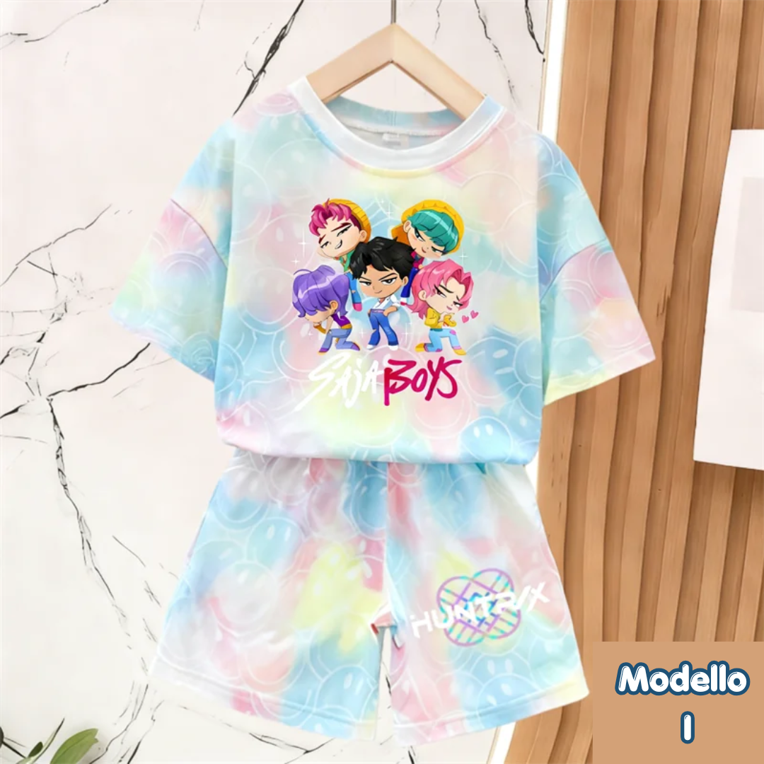 Combinato 2 pezzi K-Pop HUNTRIX