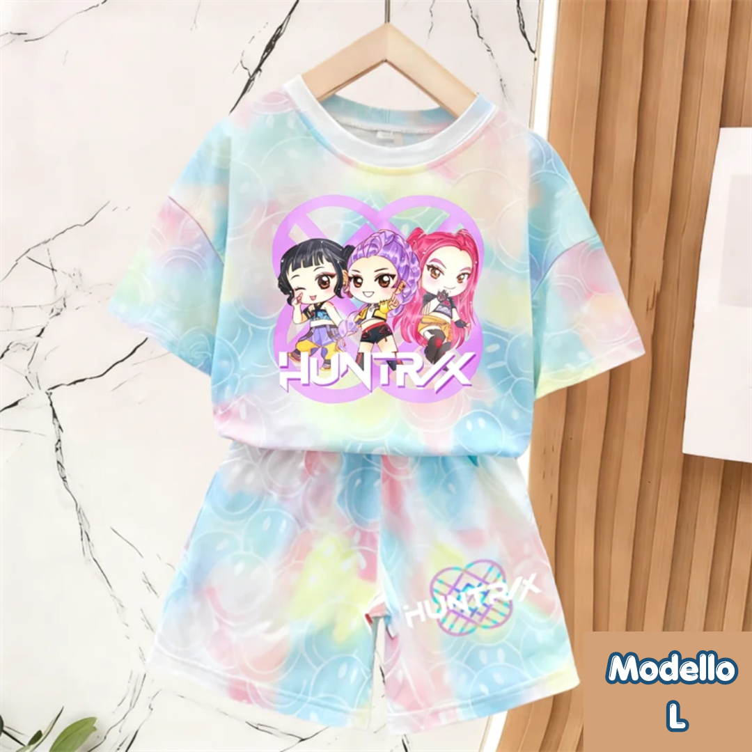 Combinato 2 pezzi K-Pop HUNTRIX