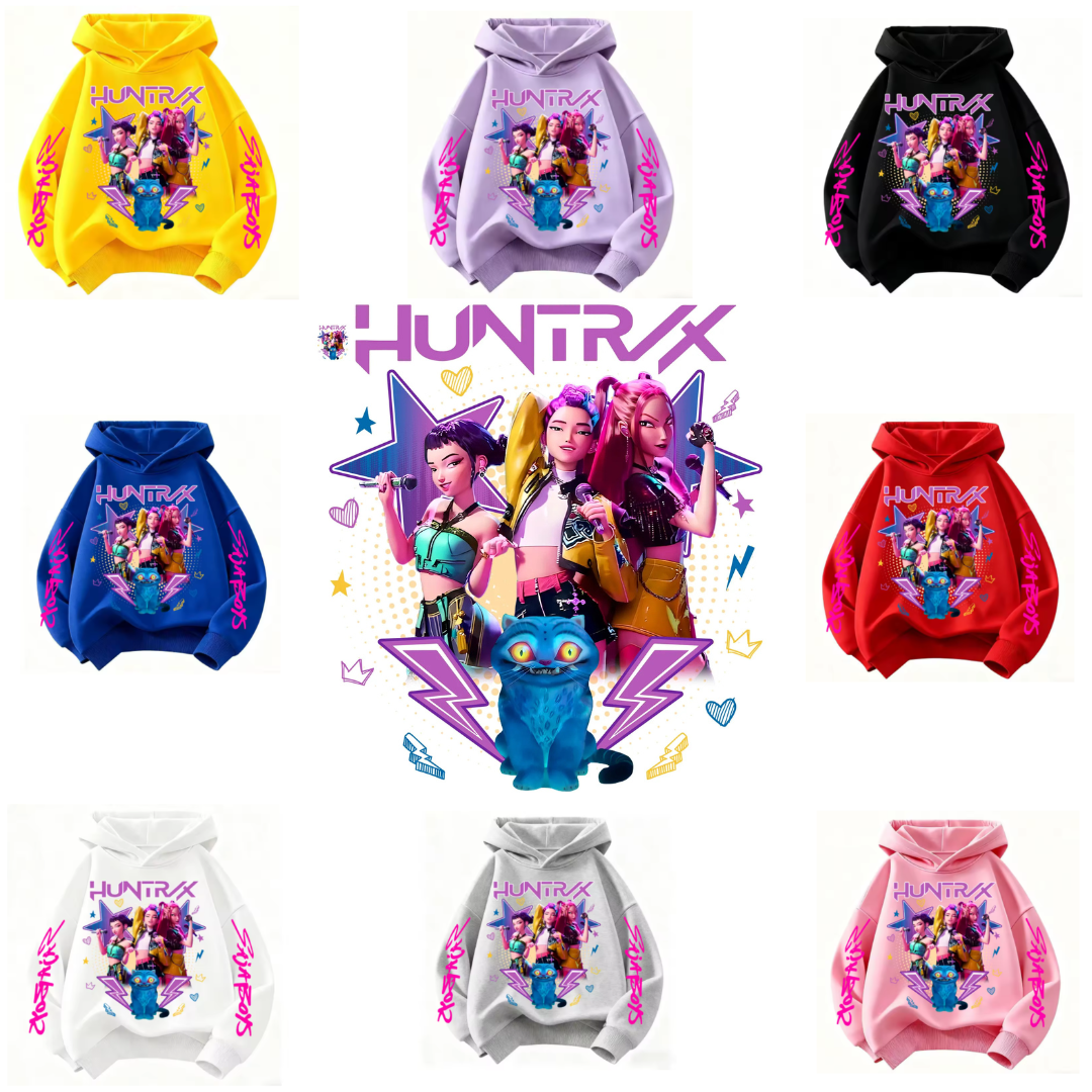 Felpa HUNTRIX K-POP 3- Felpa con cappuccio